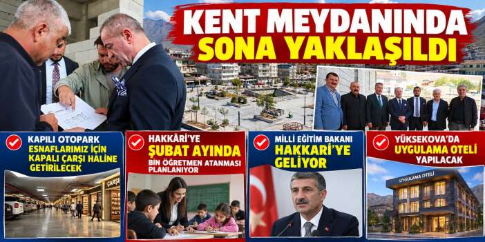 Başkan Kaya'dan kent meydanı, öğretmen ve uygulama otel açıklaması