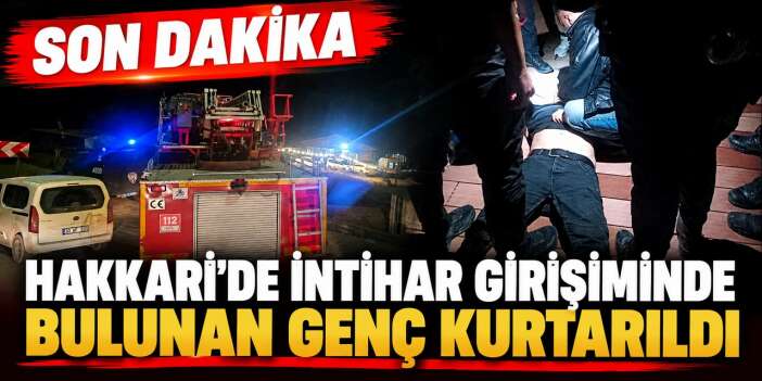 Hakkari-Van yolunda intihar girişimi