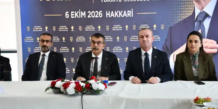 Bakan Tekin’den Hakkari’de STK’lara önemli çağrı
