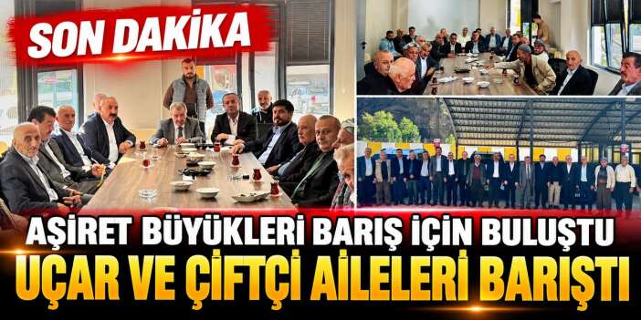 Hakkari Üzümcü’de aileler arasında barış sağlandı