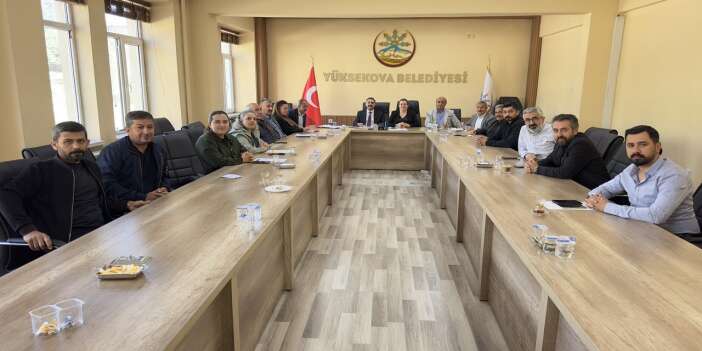 Yüksekova Belediyesi ekim ayı meclisi toplandı