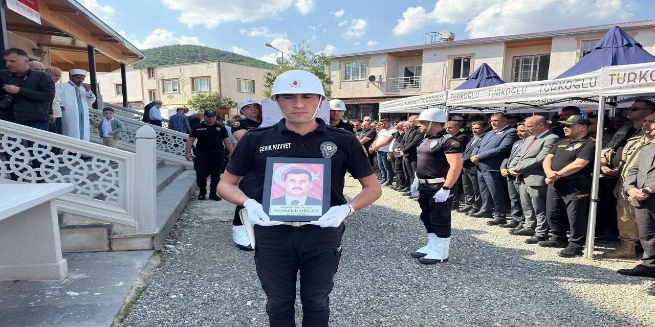 Polis memuru Orçan son yolculuğuna uğurlandı