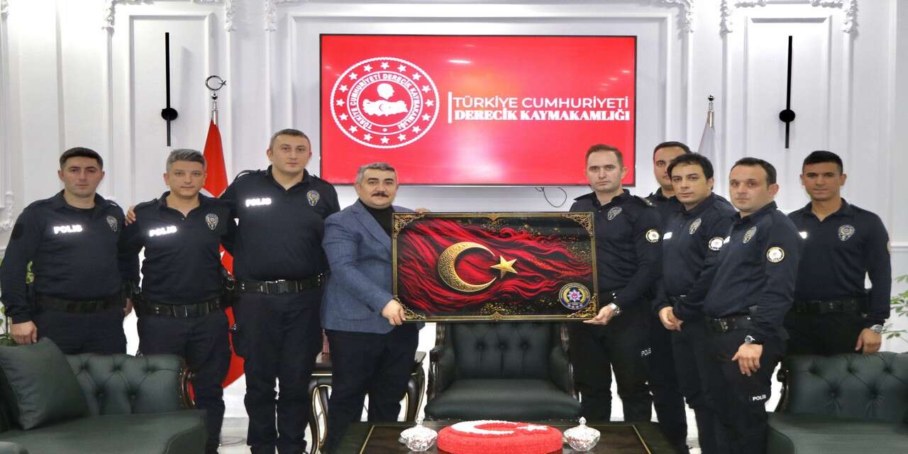 Derecik Sınır Kapısı Komiseri’nden Kaymakam Yazıcı’ya ziyaret