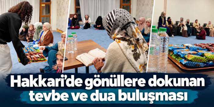 Kız öğrenci yurdunda manevi huzur programı