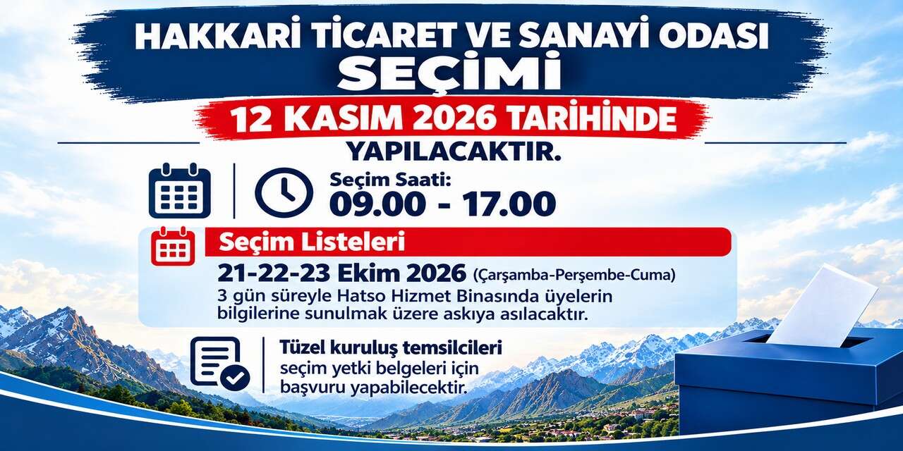 HATSO seçim takvimi açıklandı