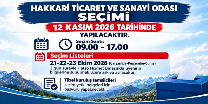 HATSO seçim takvimi açıklandı