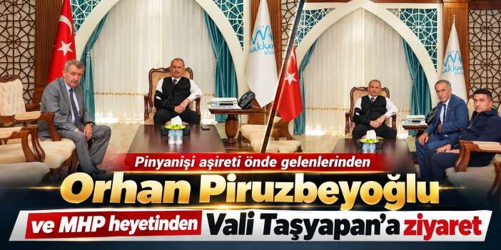 Vali Taşyapan’a Pinyanişi aşiretinden ziyaret