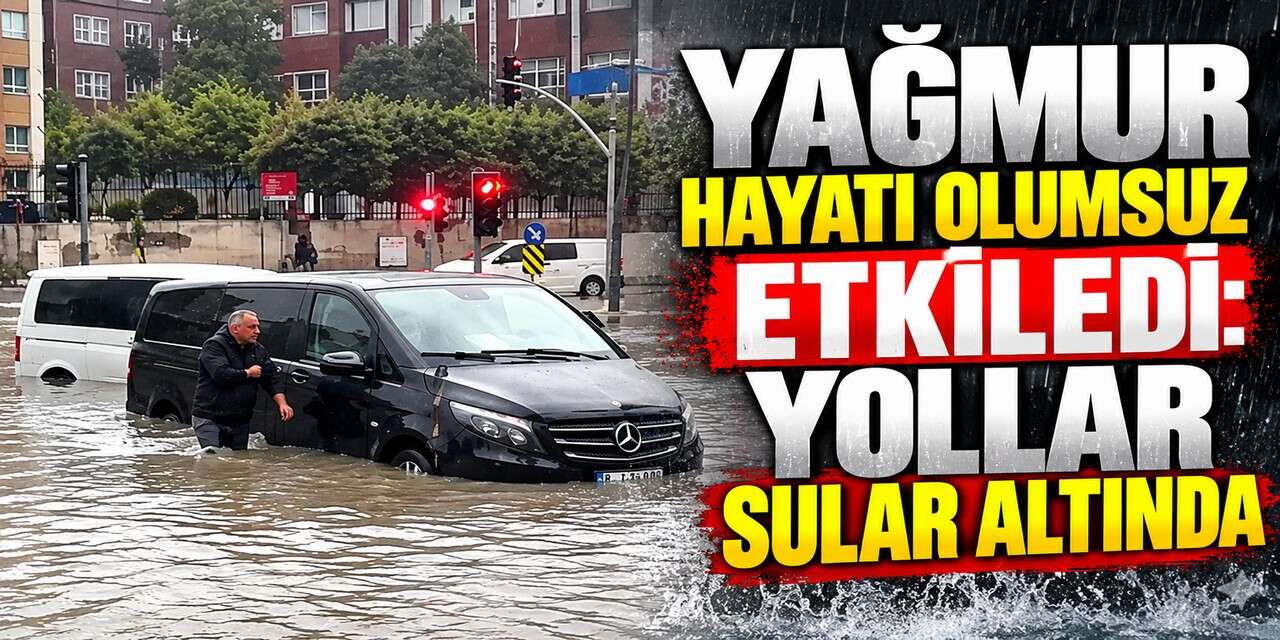 İstanbul’da sağanak hayatı felç etti: Metrekareye 95 kilogram yağış