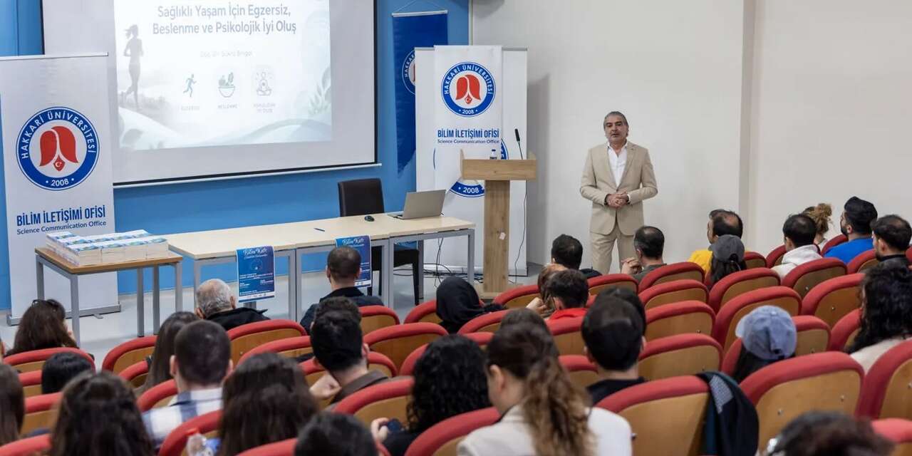 Hakkari Üniversitesi’nde sağlıklı yaşam semineri düzenlendi