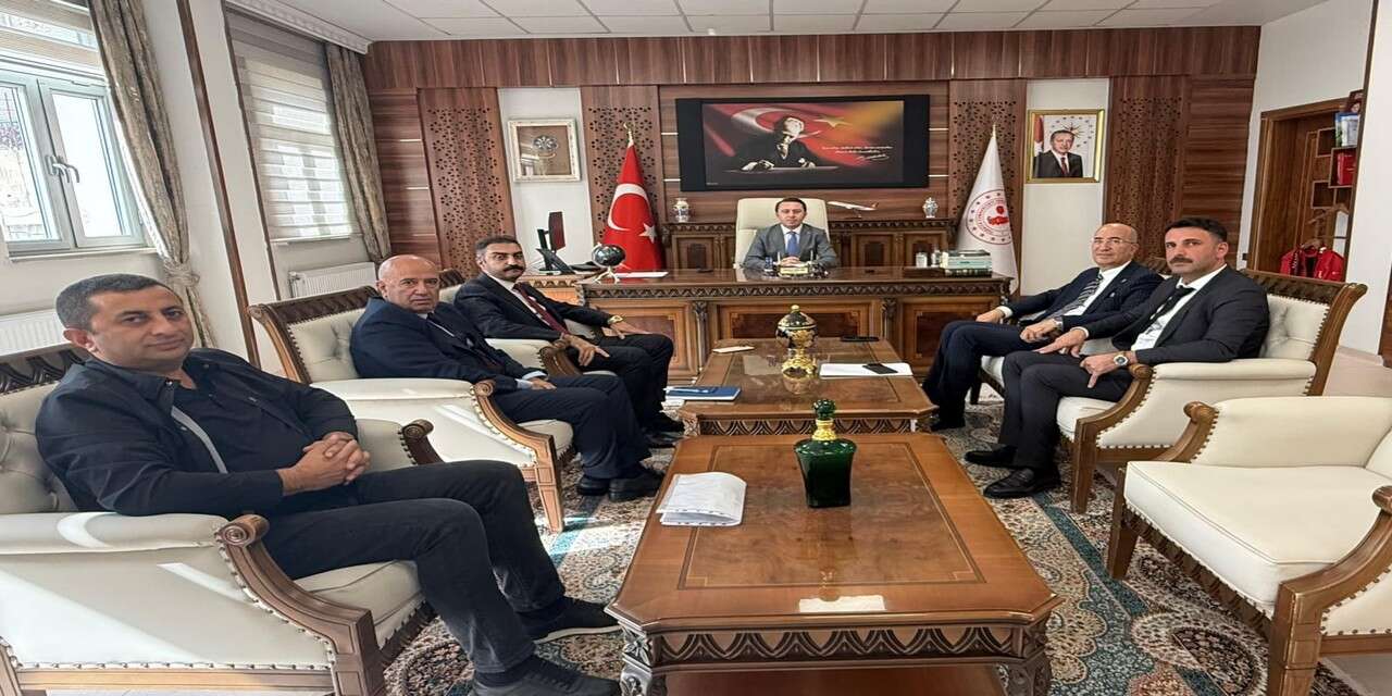 Şoreş Diri ve Dırbaz Büyüksu’dan Kaymakam Hülür’e ziyaret