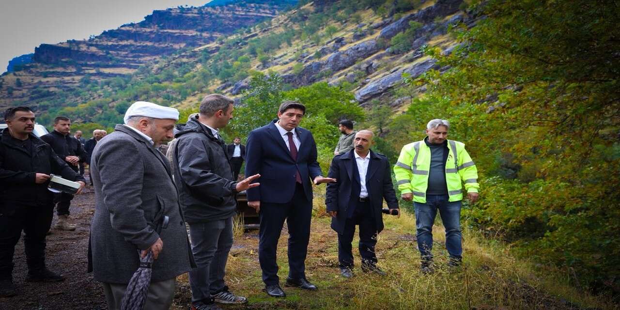 Kaymakam Erdoğan Sose Vadisi’nde incelemelerde bulundu