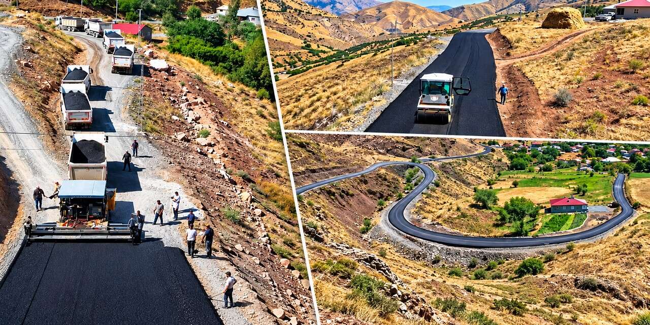 Hakkâri’de 14,5 kilometrelik asfalt çalışması Tamamlandı