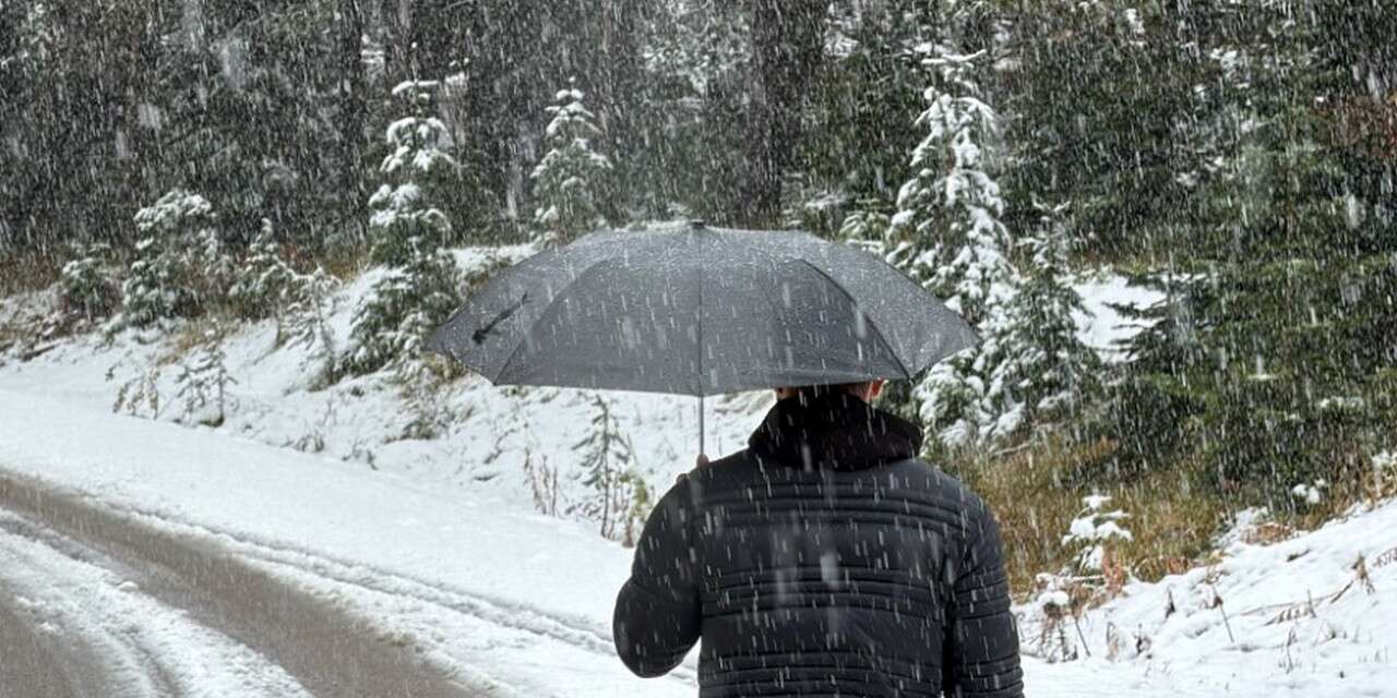 Bolu'nun yüksek kesimlerine yılın ilk karı yağdı