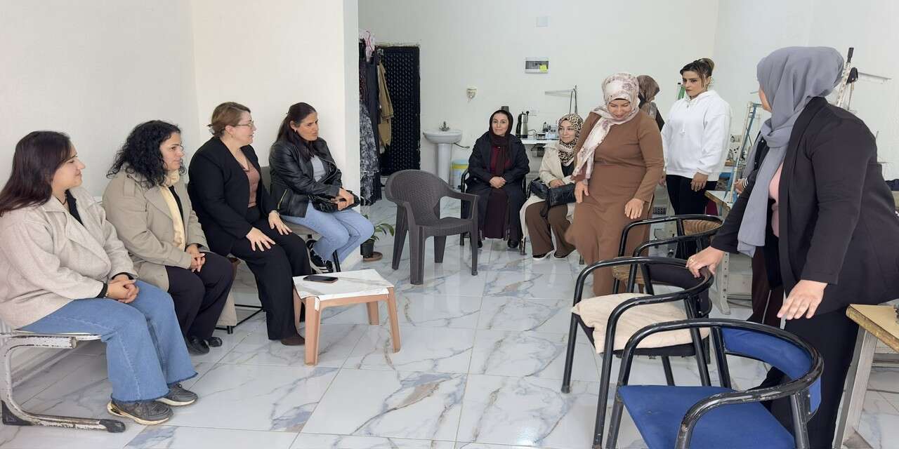 Eşbaşkan Kırmızıgül’den emekçi kadınlara ziyaret