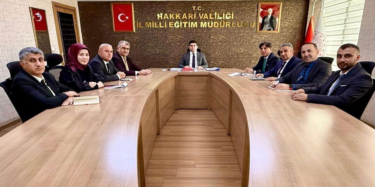 Hakkari’de Haftalık Eğitim toplantısı tapıldı