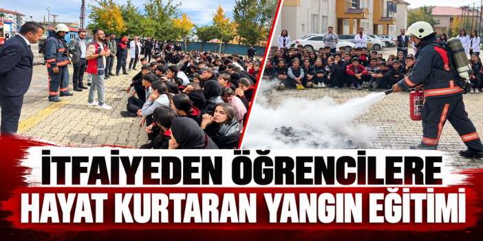 Hakkari’de gerçeği aratmayan yangın tatbikatı