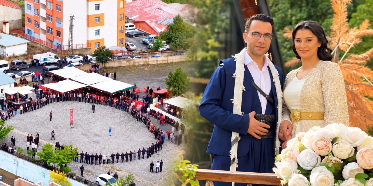 Hakkari’de Görkemli Düğün: İş, Siyaset, Sanat ve Eğitim Dünyası bir araya geldi