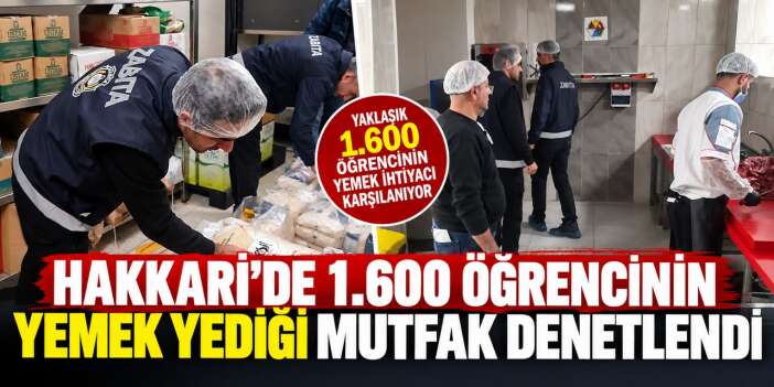 Yurtkur yemekhanesi zabıta denetiminden geçti