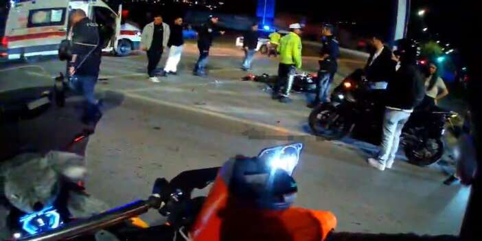 Samsun’da yaralanmalı motosiklet kazası