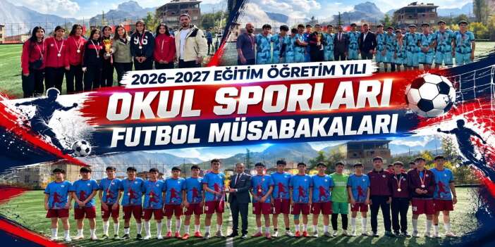 Okul futbolunda mücadele ve heyecan bir aradaydı