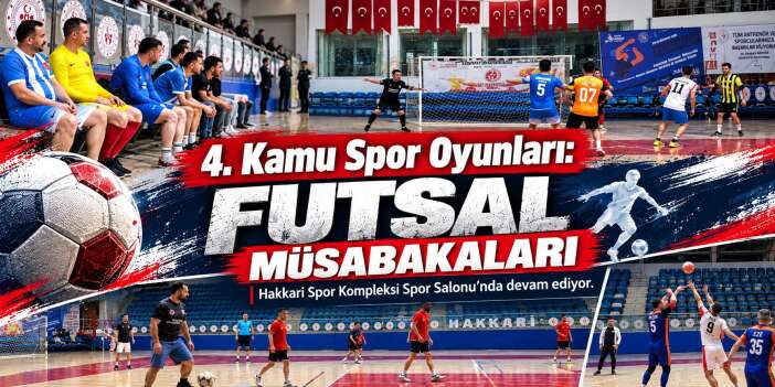Futsal karşılaşmalarında dostluk ve dayanışma