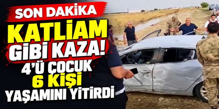 Mardin’de Feci Kaza: Aynı aileden 6kKişi hayatını kaybetti