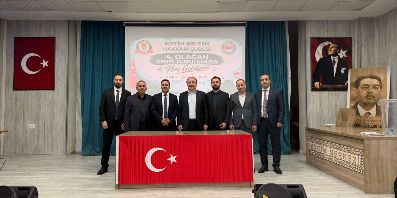 Eğitim-Bir-Sen Hakkâri Şubesi 4. Olağan kongresi gerçekleştirildi
