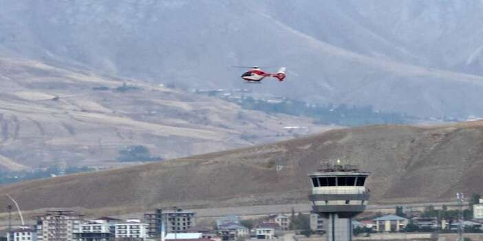 Metabolik Hastalığı olan çocuk helikopterle Van’a sevk edildi