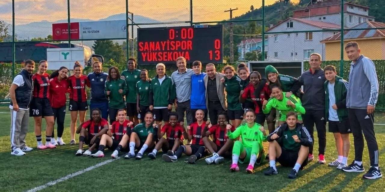 Yüksekovaspor’dan Deplasmanda Tarihi Fark: 13-0