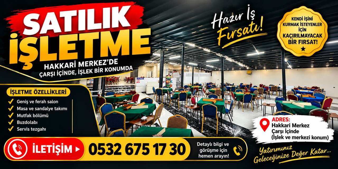 Hakkari merkezde satılık işyeri