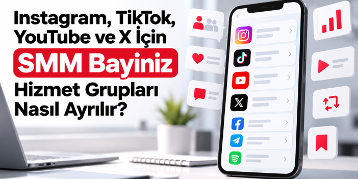 Instagram, TikTok, YouTube ve X İçin SMM Bayiniz Hizmet Grupları Nasıl Ayrılır?
