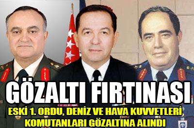 PAŞALARA YÖNELİK GÖZALTILAN SÜRÜYOR