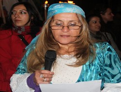 Kesk'li kadınlar meşeleli yürüyüş düzenledi
