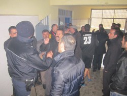 Amatör maçta gerginlik