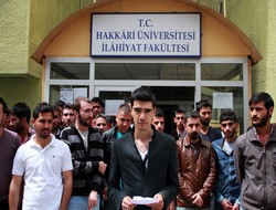 Hakkari'den Dicle Üniversitesine Destek