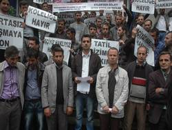 Fırın işçilerinin eylemi 6'ncı gününde