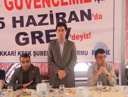 Kesk'ten basın mensuplarına kahvaltı