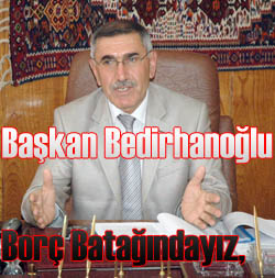 HAKKARİ BELEDİYESİ BORÇ BATAĞINDA
