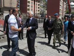 Adliye lojmanları temeli dualarla atıldı