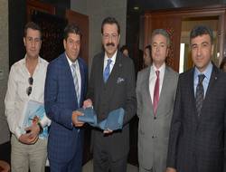 Hatso Başkanı Taş Hisarcıklıoğlu ile görüştü