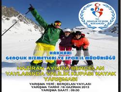 Valilik kupası kayak yarışması hazırlıkları