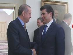 Erdoğan- Neçirvan Barzani görüştü