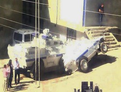 Gever'de gözaltı gerginliği....