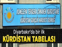 'Kürdistan' Adı Bulunan Tabela Asıldı