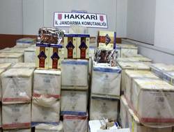 Hakkari'de kaçakçılık operasyonu..
