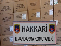 121169 tıraş kremi ele geçirildi....
