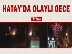 Hatay’da gösterici gruba polis müdahalesi