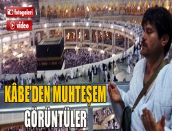 Kâbe’den muhteşem görüntüler