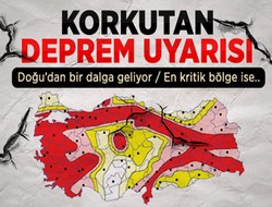 Doğu'da deprem dalgası