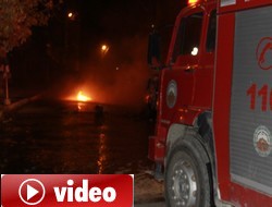 Hakkari'de bir araç kundaklandı